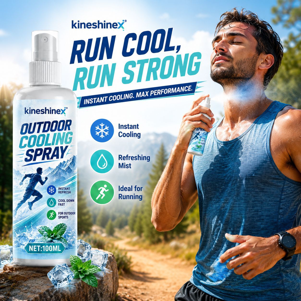Misting Bottle Fine - Outdoor Cooling Spray 100ml – Direct