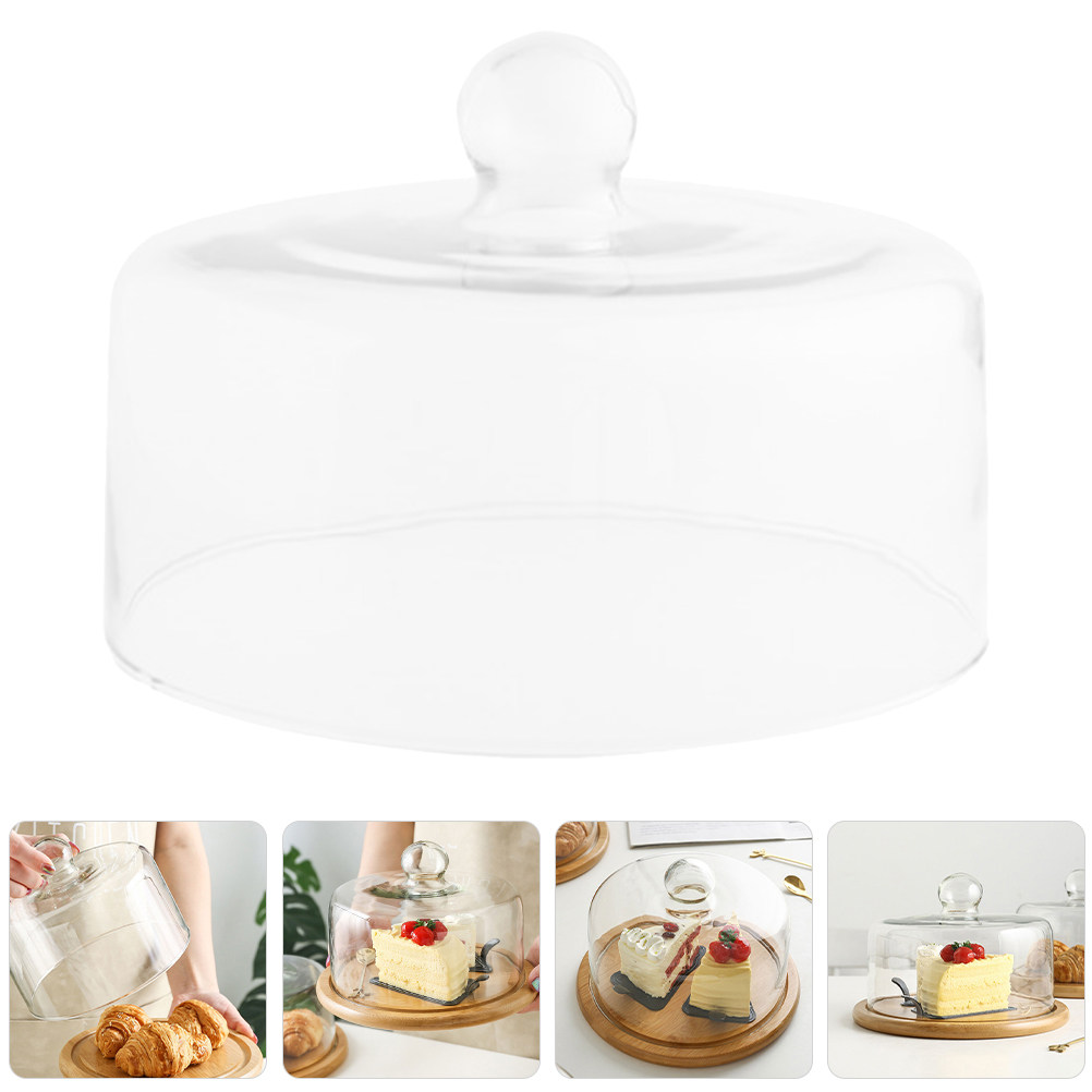 Plastic Dome Clear - 18 cm transparante glazen voedselafdekking voor