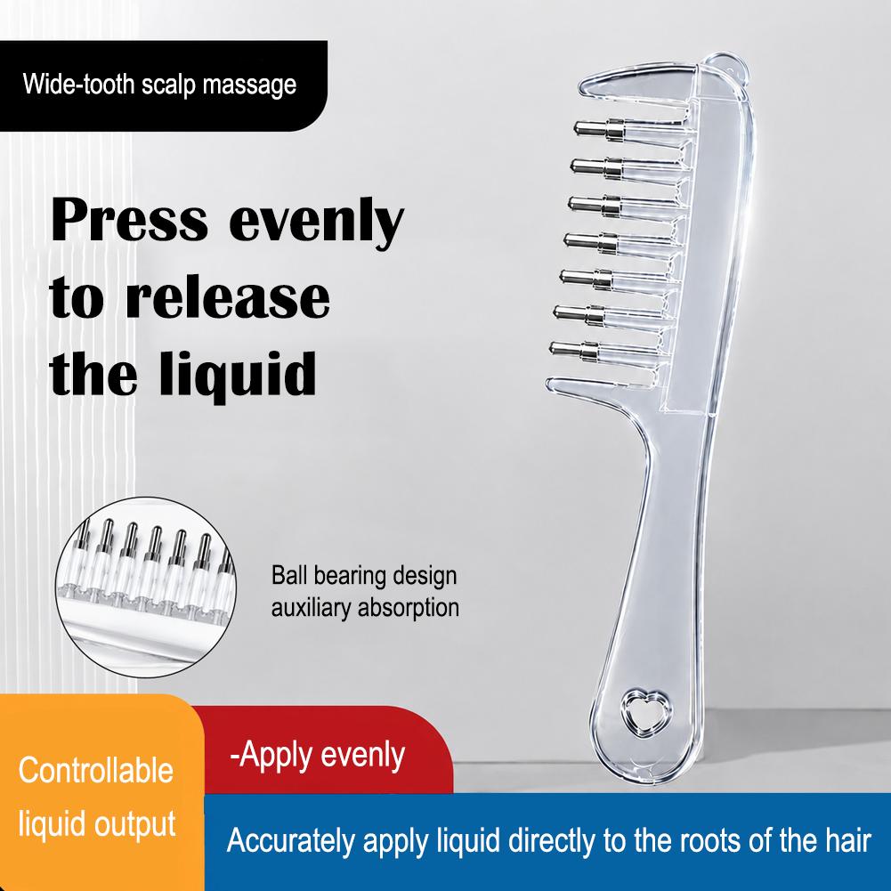 Root Stimulator Liquid - Haar essentiële olie applicator kam rollerbal
