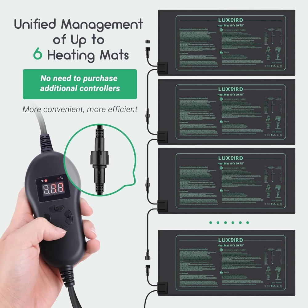 4-pack zaailing-warmtemat met  - Heat Mat Seedling recensie en prijs