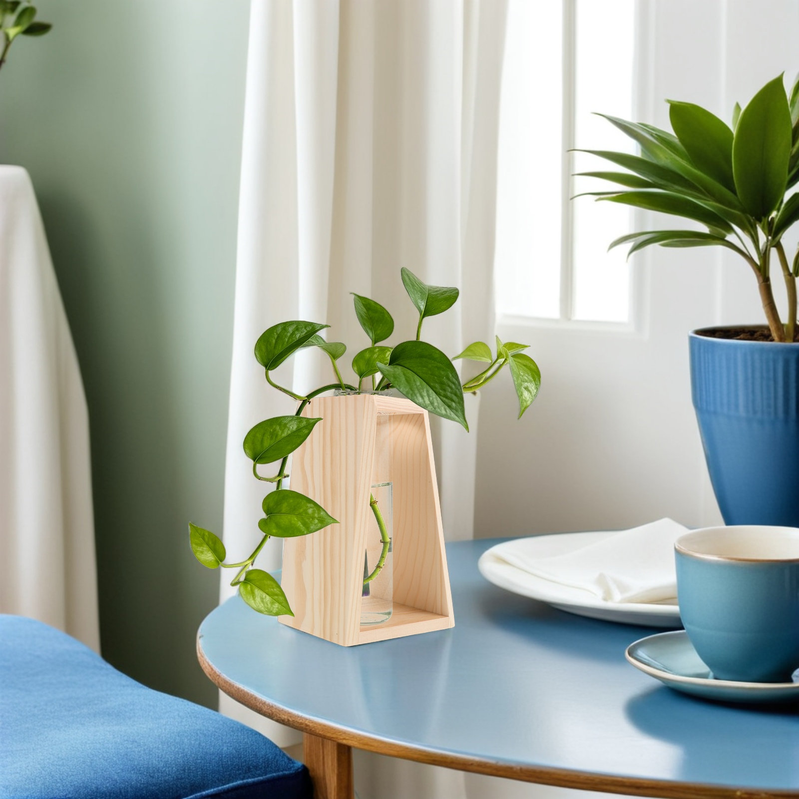 Enkelvoudige glazen hydrocultu - Propagation Station Vase recensie en prijs