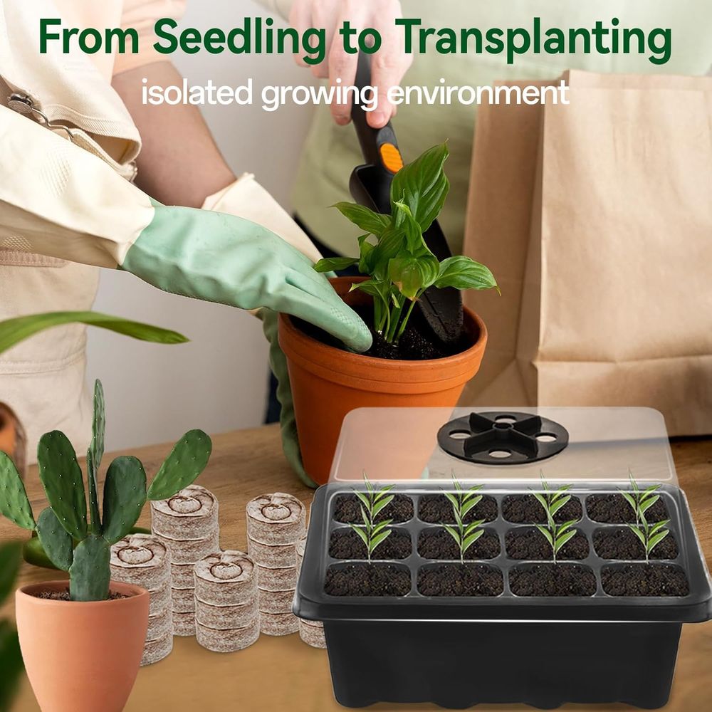 4-pack zaaitray met 50 stuks t - Peat Pellet Tray recensie en prijs