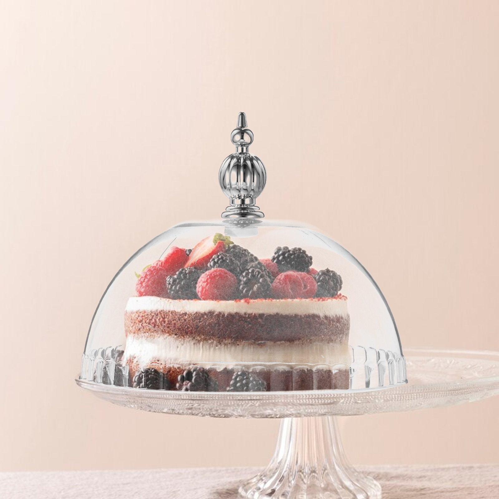 Doorzichtige plastic taartdeks - Plastic Dome Clear recensie en prijs