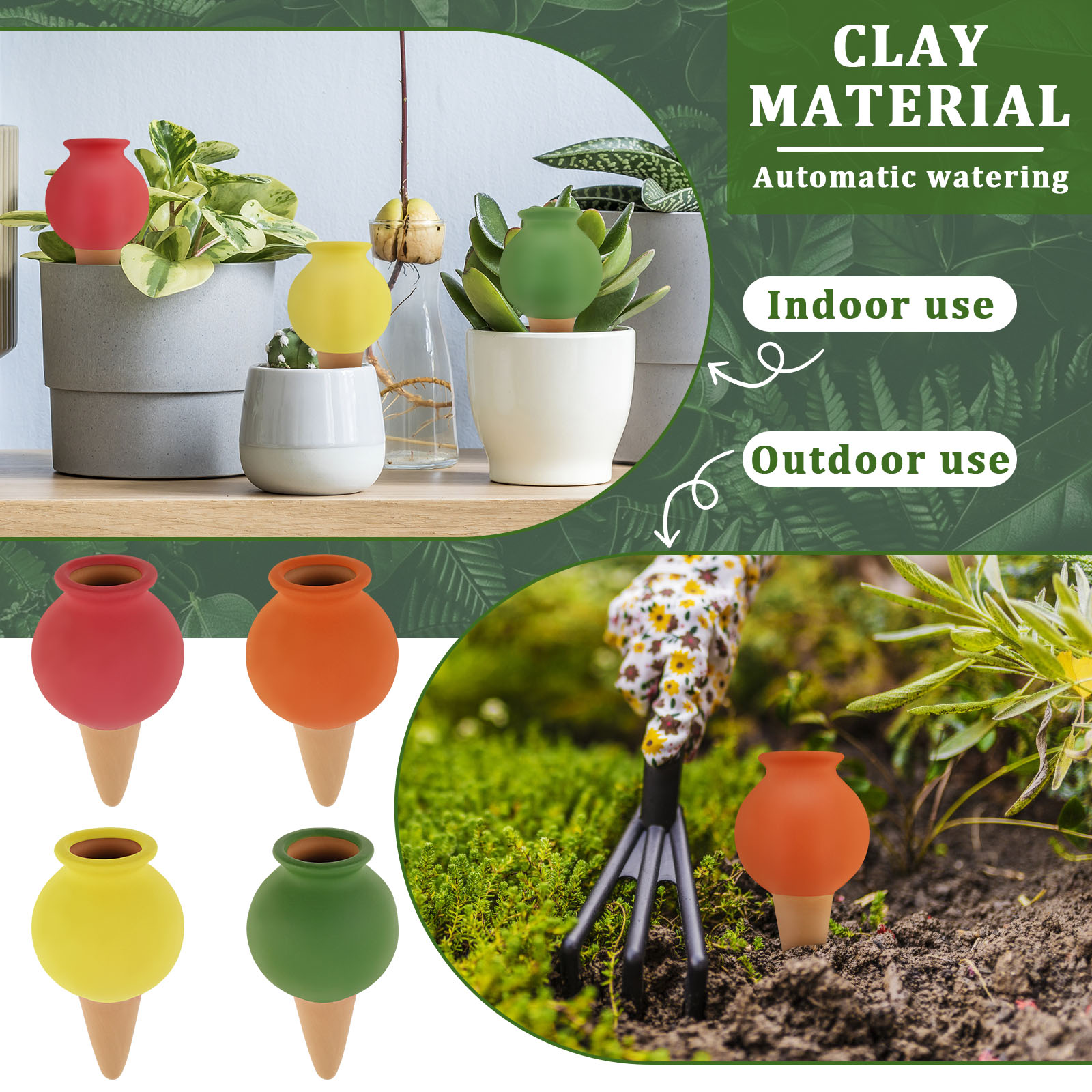 8 Stuks Terracotta Zelf Wateri - Self Watering Insert recensie en prijs