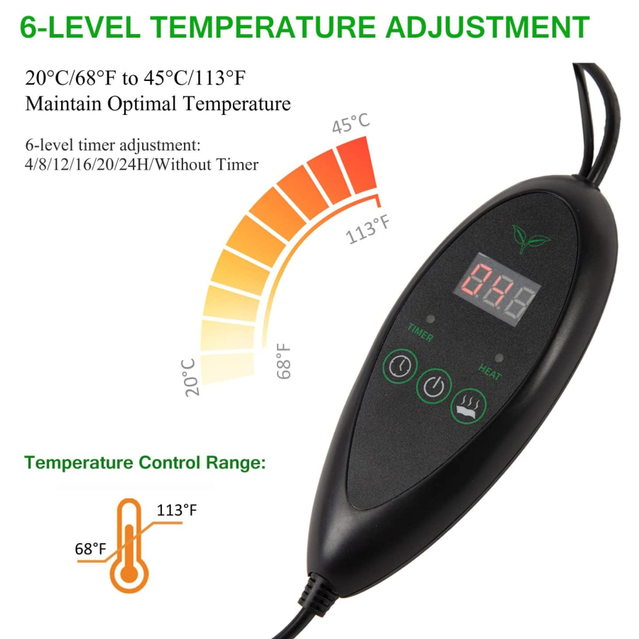 3 maten upgrade zaailing warmt - Heat Mat Seedling recensie en prijs