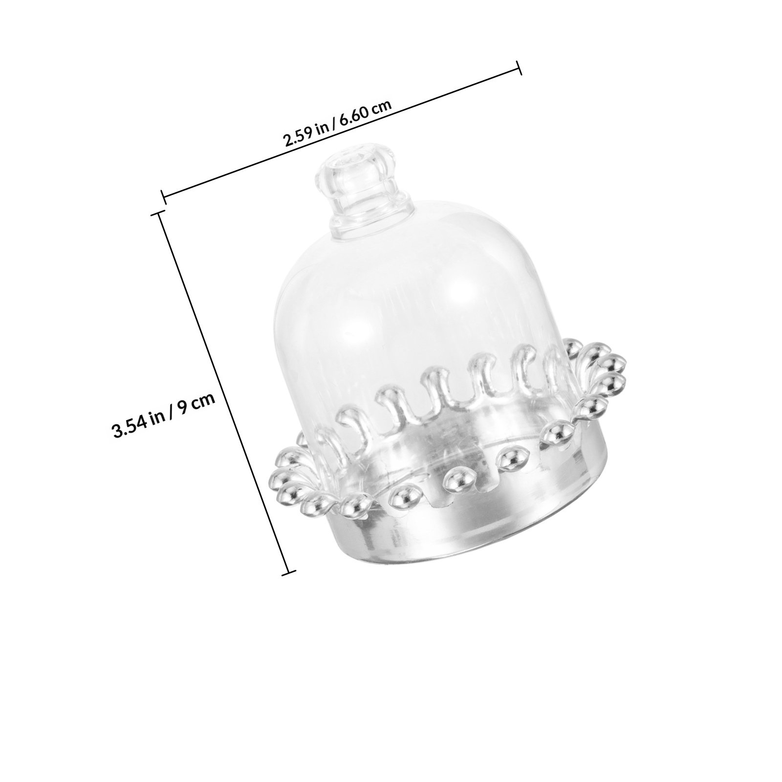 12 stuks taartstandaards met k - Plastic Dome Clear recensie en prijs