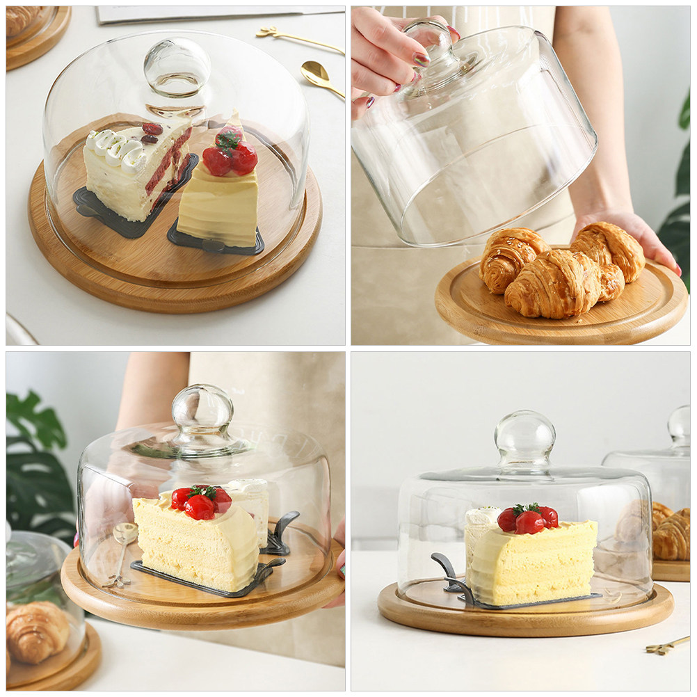 18 cm transparante glazen voed - Plastic Dome Clear recensie en prijs