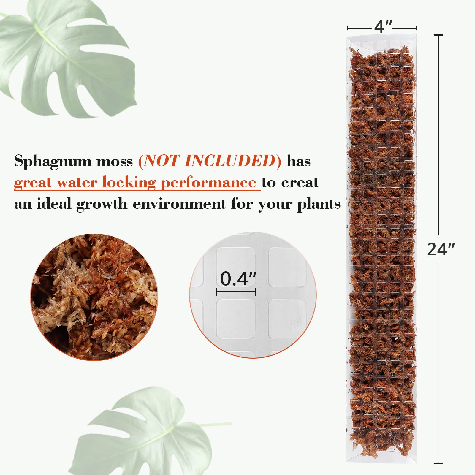 2/4/6 Stuks Mospaal Plastic Pl - Sphagnum Moss Dry recensie en prijs